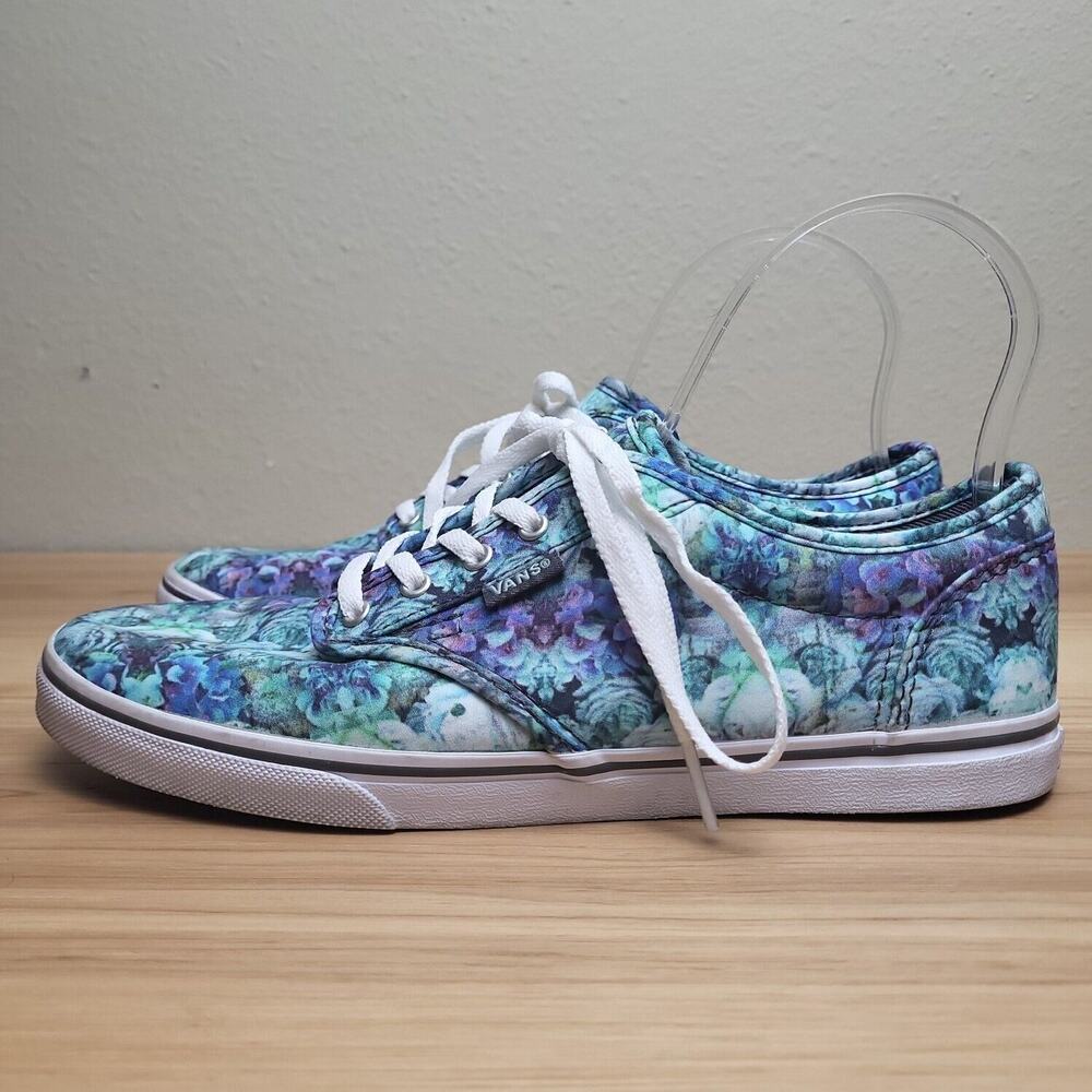 Vans Off‎ The Wall Womens 500714 Multicolor Lace Up Sneaker Shoes Size 8